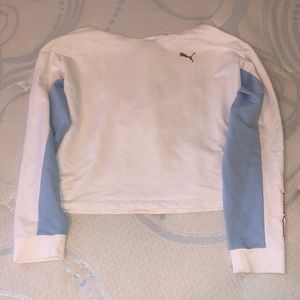 puma long sleeve “keeps you dry” shirt!